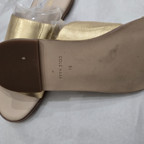 Cole Haan flat slip-on sandals SZ 8.5 - Picture 6 of 10